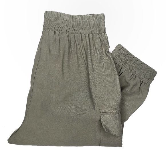 Lulus Pants - Lulus The Bottom Line Olive Green Cargo Joggers